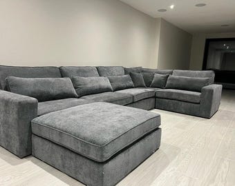 Hatch Modular Corner Sofa | Luxury Boucle & Velvet Couch UK | Modern Living Room Furniture