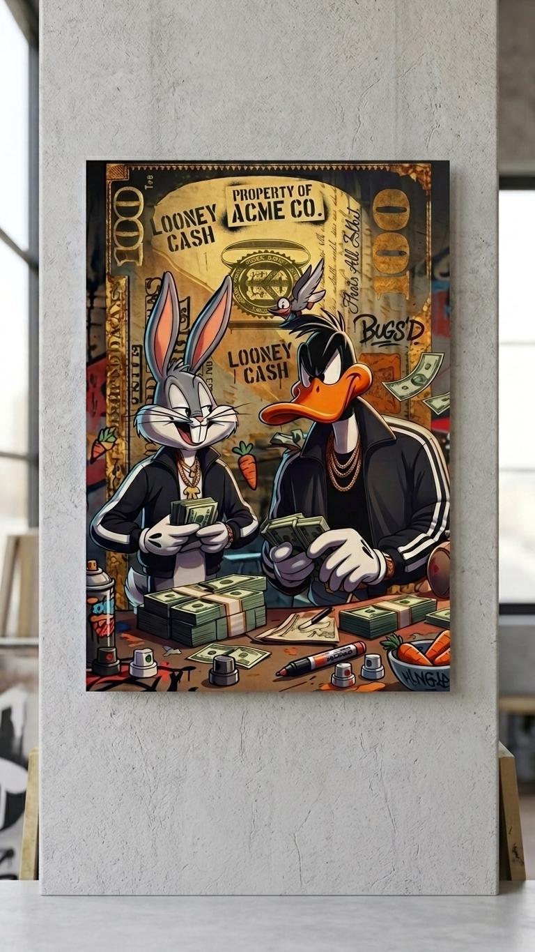 Looney toons poster - Etsy 日本