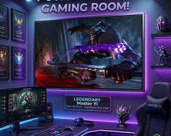 Canvaskunst schaduwmoordenaar | Gamedecor League of Legends