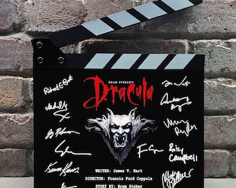 Bram Stoker's Dracula Autographed Signed Facsimile Clap Board Prop - Iconic Gothic Horror Movie Memorabilia Decor
