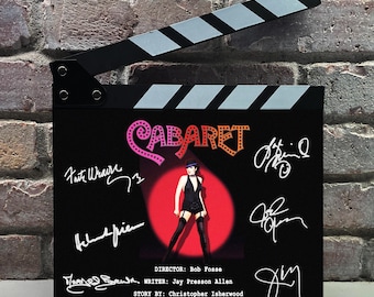 Cabaret Autographed Signed Facsimile Clap Board Prop - Iconic Musical Cinema Memorabilia Decor