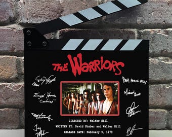The Warriors Autographed Signed Facsimile Clap Board Prop - Iconic Cult Classic Action Movie Memorabilia Decor