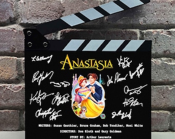 Anastasia Autographed Signed Facsimile Clap Board Prop - Iconic Animated Musical Movie Memorabilia Decor