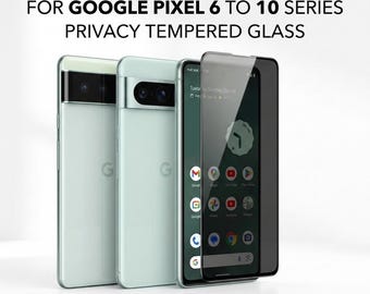 Google Pixel 6-10 Series Privacy Screen Protector – Tempered Glass Anti-Spy Guard