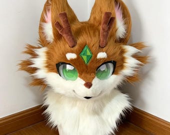 Fursuit Head, Cosplay Fursuit,Christmas Furry Gifts,Cute Fursuit,Cheap Furry Head,Cute Animal Cosplay Costume,Halloween Party,Kigurumi Mask