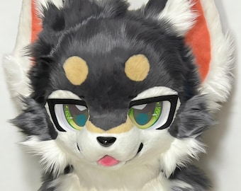 Fursuit Head, Cosplay Fursuit,Christmas Furry Gifts,Cute Fursuit,Cheap Furry Head,Cute Animal Cosplay Costume,Halloween Party,Kigurumi Mask