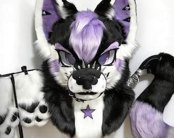 Fursuit Head, Cosplay Fursuit,Christmas Furry Gifts,Cute Fursuit,Cheap Furry Head,Cute Animal Cosplay Costume,Halloween Party,Kigurumi Mask