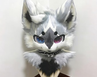 Fursuit Head Custom Kenomo Cosplay Fursuit, Fursuit Accessories , Furry Ears, Fantasy Creature, Christmas Furry Gifts,Halloween Party