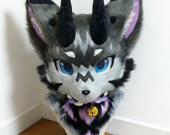 Fursuit Head Custom Kenomo Cosplay Fursuit, Fursuit Accessories , Furry Ears, Fantasy Creature, Christmas Furry Gifts,Halloween Party