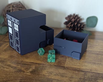 Doctor Who TARDIS Accessory Box for MTG, DND, Etc.