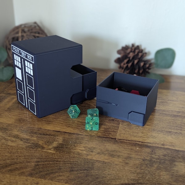 Doctor Who TARDIS Accessory Box for MTG, DND, Etc.