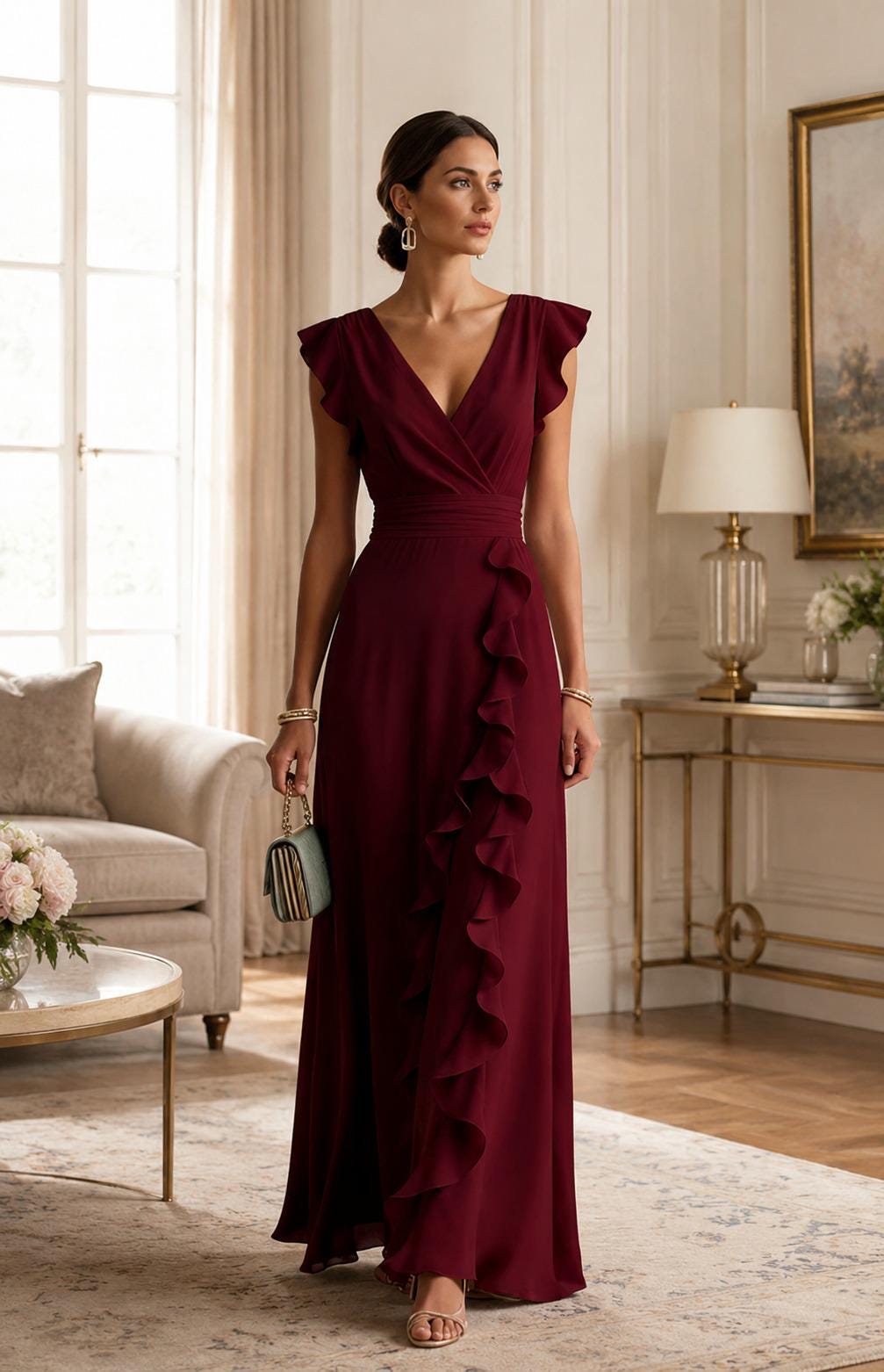Suede Cocktail Dress