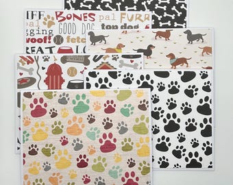 Notecards and Envelopes Set of 6, Dog Notecards, Blank Cards, All Occasion Cards 4 1/4” x 5 1/2”