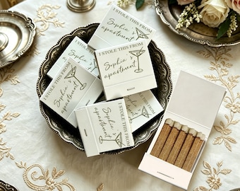 I Stole This From Custom Matchbooks, Personalized Apartment Matchbook Favors, Cocktail Party Guest Gifts, Funny Housewarming Gifts
