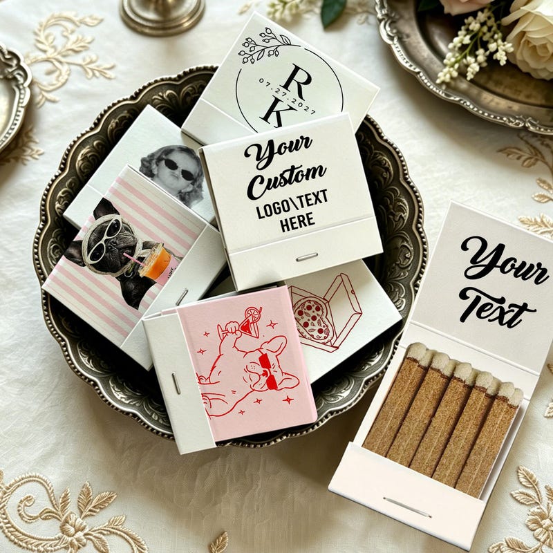 Custom Matchbooks - Etsy