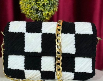 DIY Plastic Canvas Chunky Yarn Bag Pattern (PDF Download)