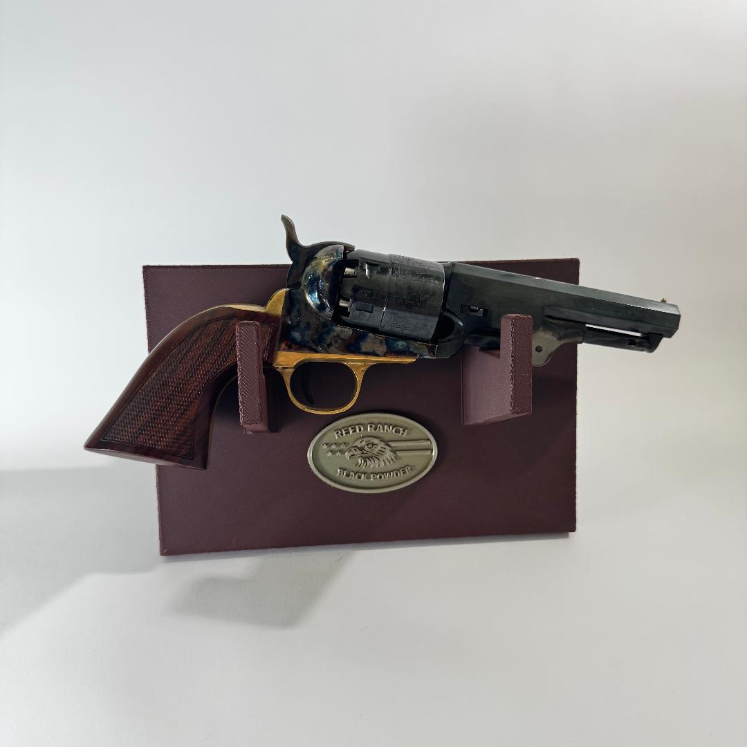 FIREARM リボルバー パブミラー 木製 壁掛け アメリカン雑貨