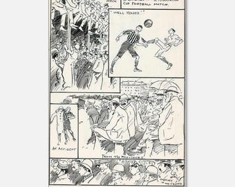 Stampe artistiche vintage di calcio - Poster classici su carta opaca per appassionati di sport, disponibili in vari formati.