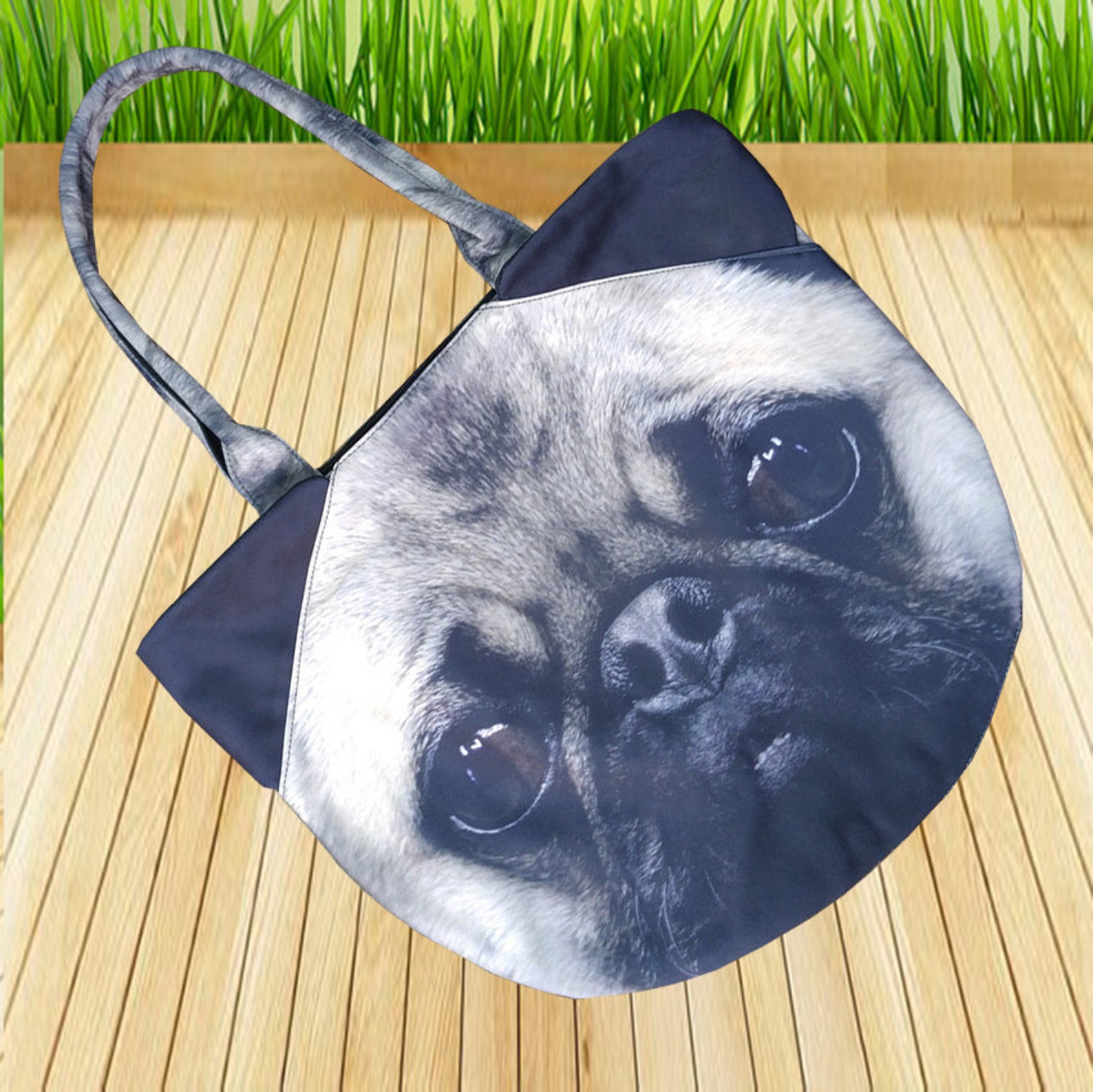 Pug Dog Bag Dog Purse Dog Shoulder Bag Dog Tote Bag Dog Etsy