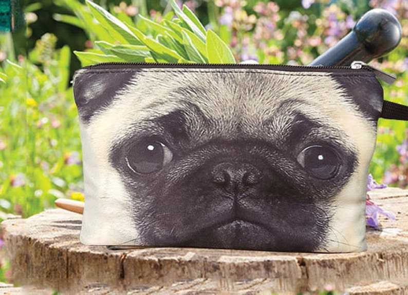 Pug Pug pouch dog bag dog purse dog clutch dog lover bag Etsy
