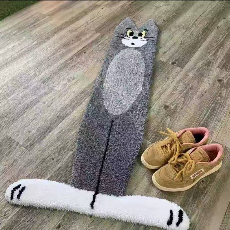 Carpet Tom and Jerry Rug Tom Rug Flat Cat Rugs for Stairs Etsy