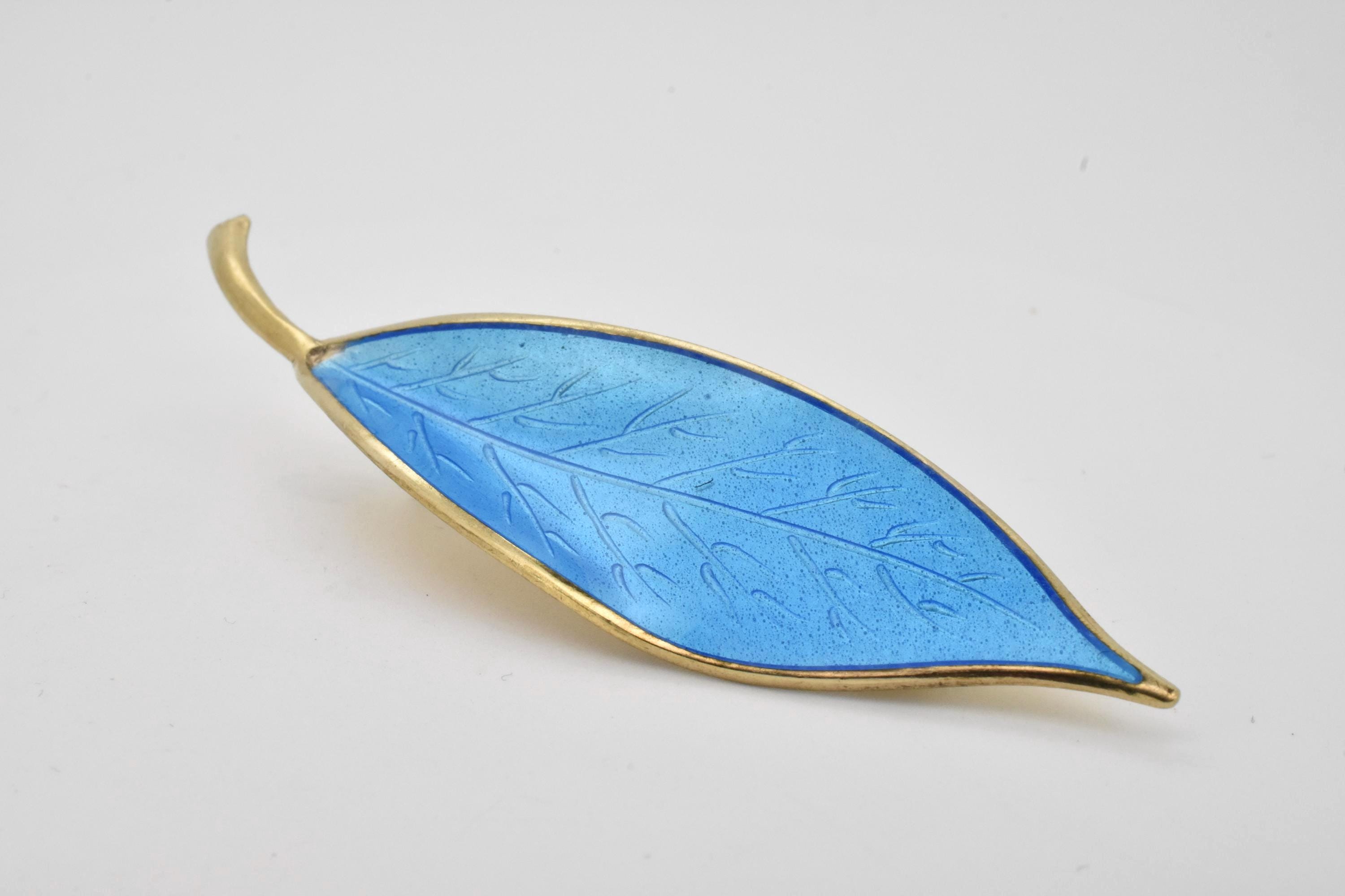 David Andersen Brooch Leaf - Etsy