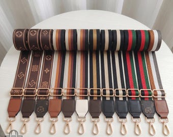 Justerbar väskrem i premiumläder, bred ersättningsaxel- och crossbodyrem, handväskrem, present till henne, accessoar till handväska