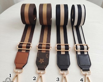 Premium Adjustable Bag Strap, Wide Replacement Shoulder & Crossbody Strap with Metal Clasps, Purse Camera Laptop Bag Strap Gift for Her