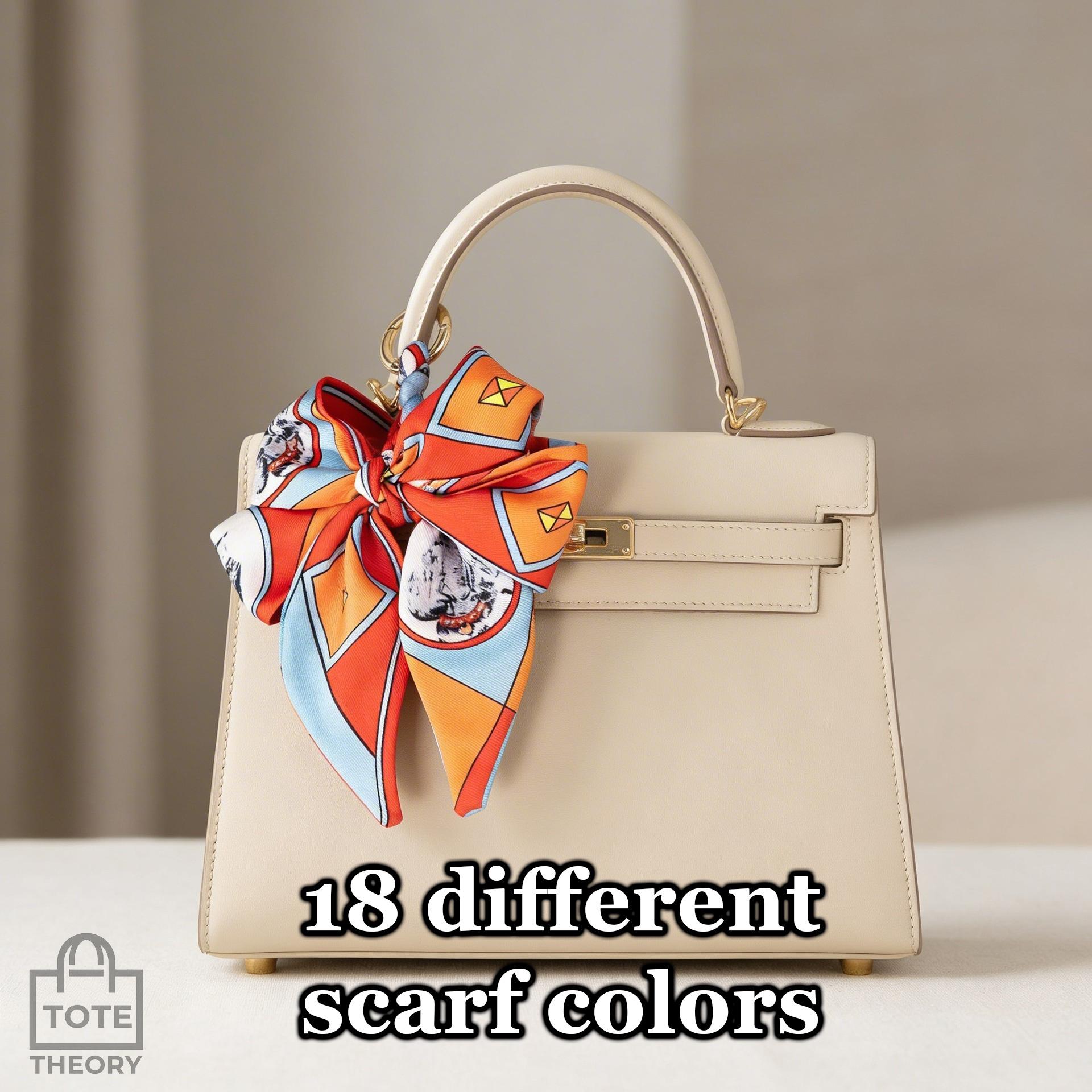 Silk Scarf Bag Chain - Etsy display picture 1