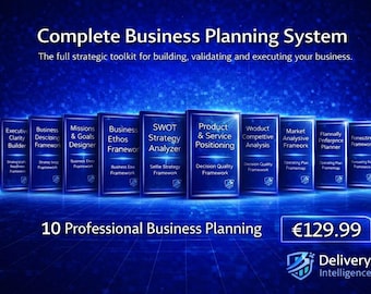 完全な事業計画システム | スタートアップ事業計画ツールキット | 戦略・財務計画テンプレート | 起業家向け計画フレームワーク