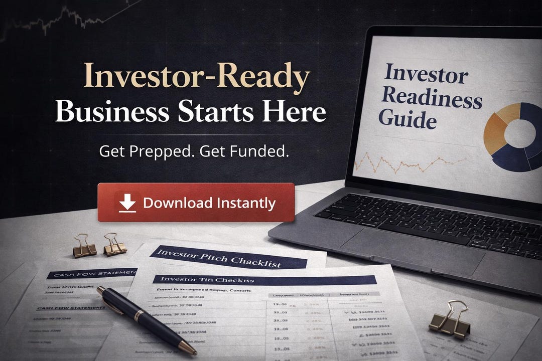 Investor Ready Business Plan Template | Startup Financial Checklist ...