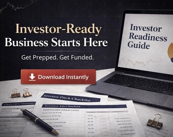 投資家向け事業計画テンプレート｜スタートアップ財務チェックリスト｜キャッシュフロー予測｜資金調達戦略ワークブック｜起業家ツールキット