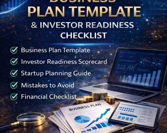 スタートアップ事業計画テンプレート＆投資家準備チェックリスト｜起業家向け事業計画ガイド｜スタートアップ計画ワークブック