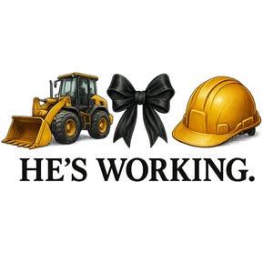 PNG budowlany, Klipart kasku, Prezent dla operatora, Zabawna koszulka robocza (Pobieranie cyfrowe)