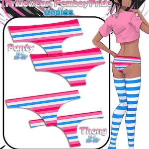 Pantsu Senpai Pridewear: Femboy Flag Underwear (Pre-Order)