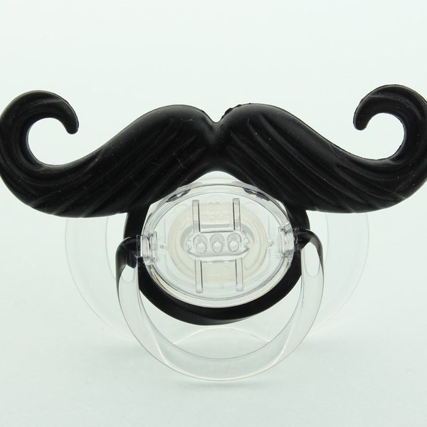 Moustache Tétine Ladiesman Moustache Tétine Moustache Noire (msrp 18.00)