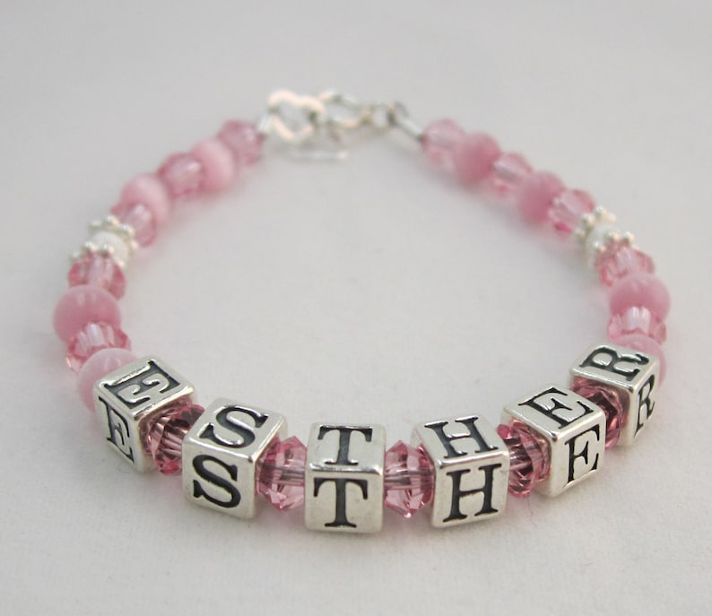 Personalized Name Infant Baby Bracelet Sterling Silver and Etsy