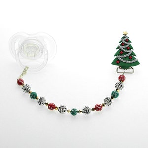Christmas Tree Pacifier Clip (CHCT)
