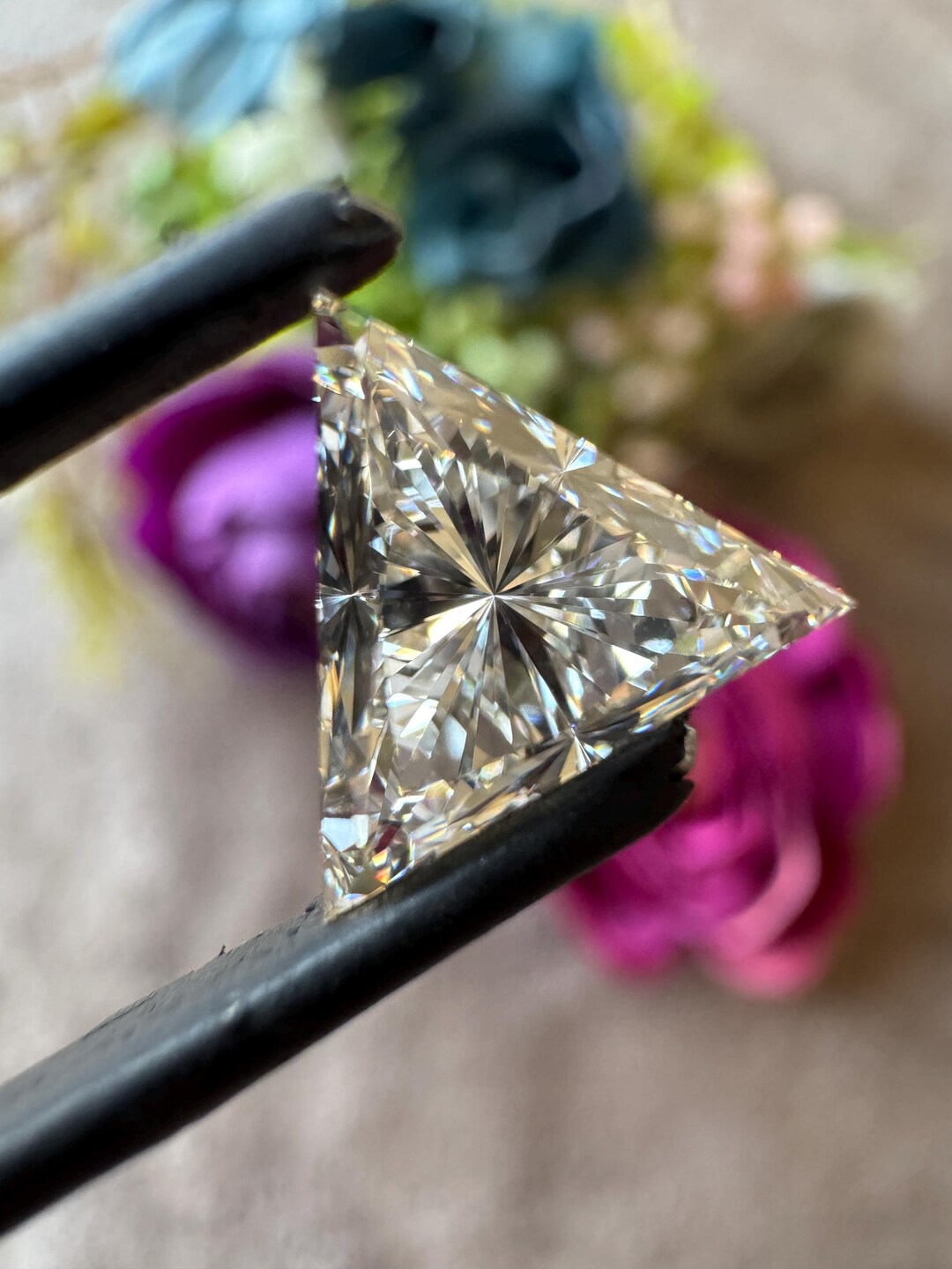 Triangle Lab Diamond Triangle Cut Lab Grown Diamond | Unique Fancy Cut | IGI Certified ...