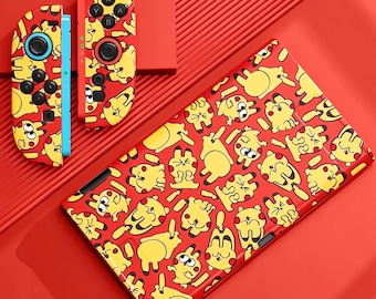 Pokémon Nintendo Switch 2 & OLED-Hülle, Design wählbar: Pikachu, Gengar, Enton, niedliche Schutzhülle für Joy-Cons, perfektes Geschenk für Gamer