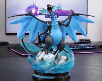 Mega-Glurak X Figur 28 cm – Pokémon Feuer Statue