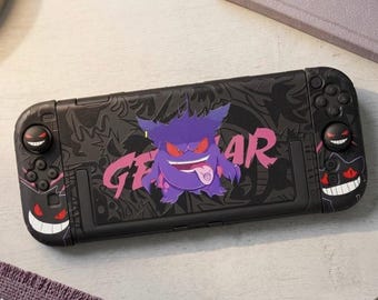 Gengar Nintendo Switch 2 Hülle – Pokémon-inspirierte Schutzhülle für Konsole & Joy-Cons, Geschenkidee für Gamer der Switch 2
