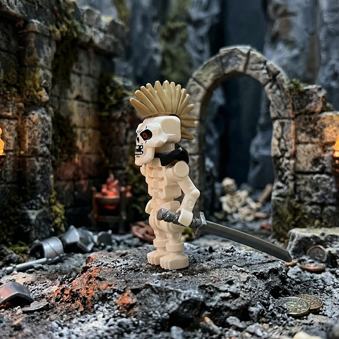 Shell Skulkin Nuckal Minifigure | Skulkin Skeleton General | Elite Underworld Warrior ...