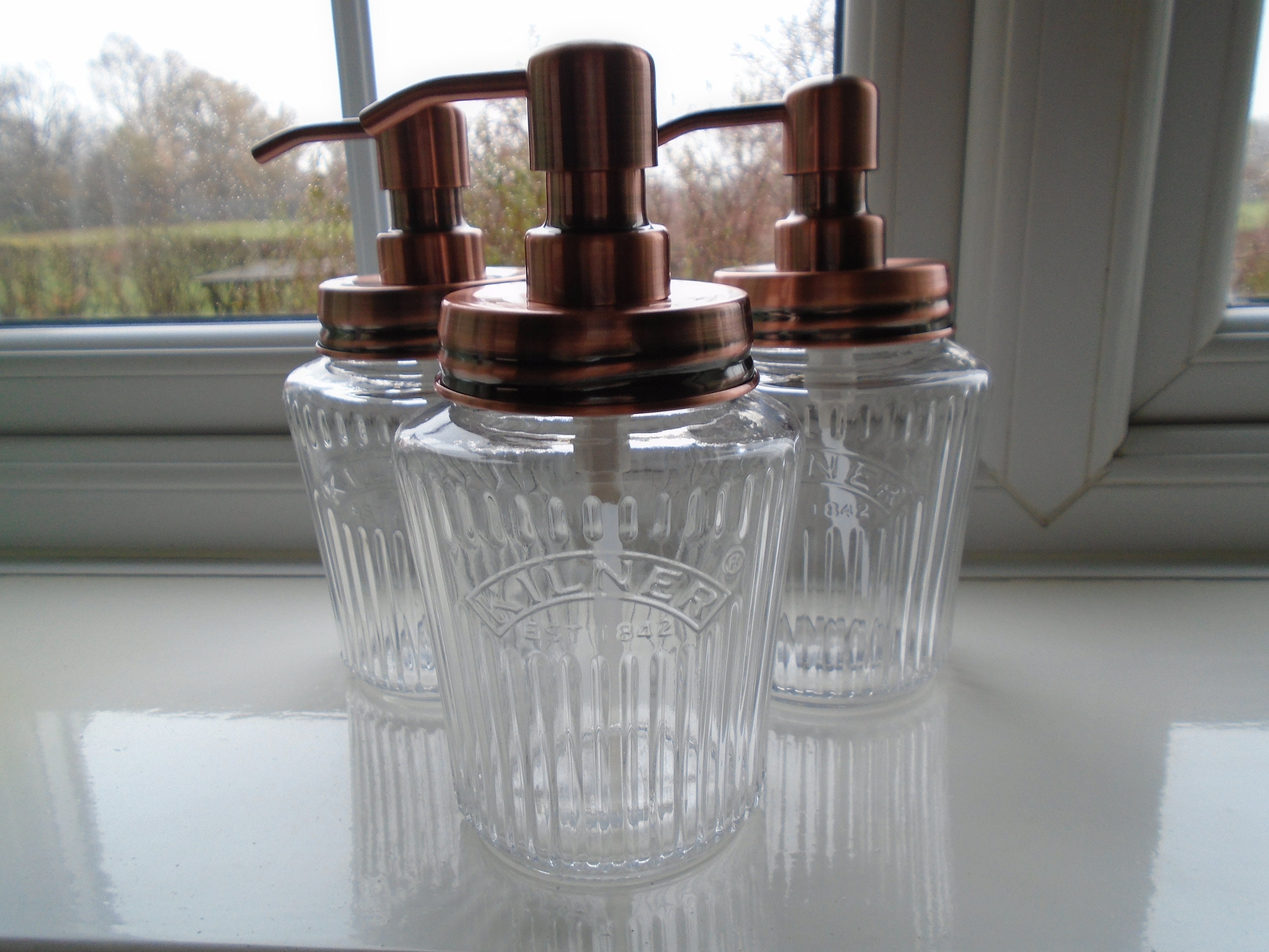 vintage style soap dispenser