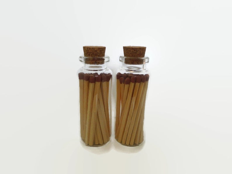Candle Matches in a Jar Match Stick Jar with Striker Gift Etsy
