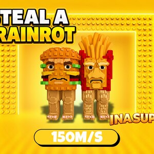 Steal A Brainrot | Burguro And Fryuro 150M/S | Fast Delivery