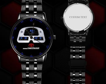 Land Cruiser Dashboard Watch – Stainless Steel Unisex Wristwatch