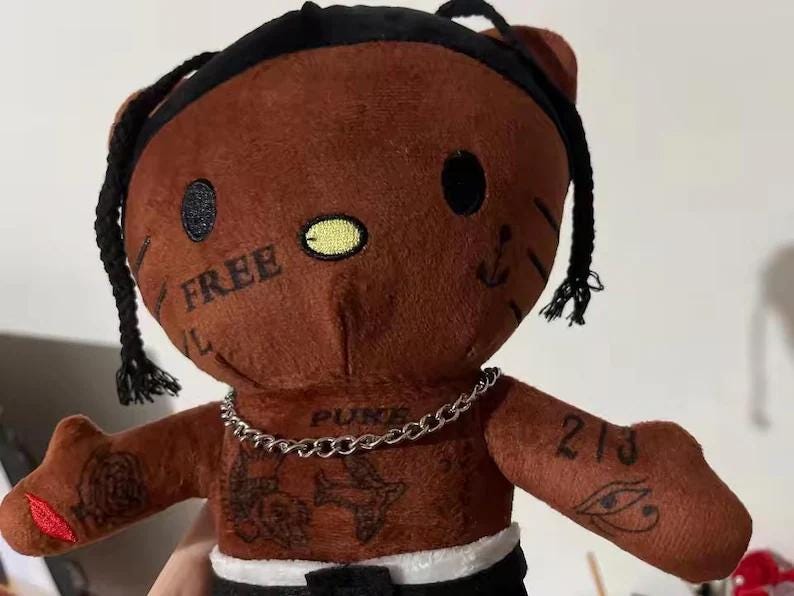 Travis Scott Plush - Etsy