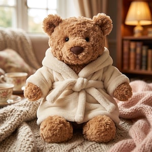 Bartholomew Bear Bathrobe Outfit Jellycat - Etsy