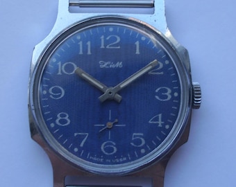 Vintage ZIM  Pobeda  Russian wrist watch Servised Runs & Keep Time